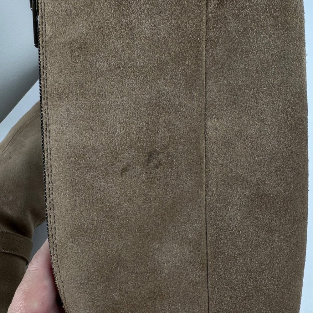 Ugg Jillian Suede Riding Boots Size 8 Sherpa Tan Brown Casual Winter Outdoors - Picture 14 of 16